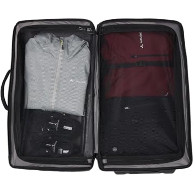 Vaude New Islands Rotuma 2-Rollen Trolley, 61 cm, schwarz, 100% Plane, kompakt und leicht transportabel – Bild 6