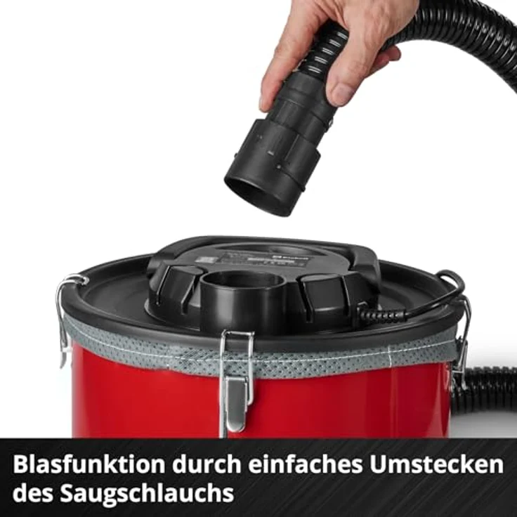 Einhell TC-AV 1830 D, Aschesauger mit 18l Behälter, 800 Watt, Faltenfilter und Blasfunktion – Bild 5