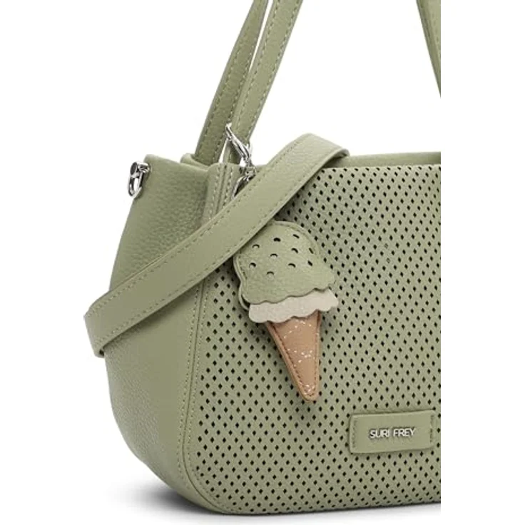 SURI FREY Shopper SFY Cilly, Uni-Design mit abnehmbarem Umhängeriemen und Reißverschluss, schwarz – Bild 8