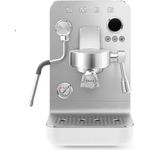Smeg EMC02WHMEU Minipro-Espressomaschine, Plastic mit schnellem Aufheizen und leistungsstarker 15-Bar-Pumpe