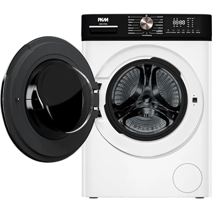 PKM WA8-15TCA Waschvollautomat 1400 UpM, 8 kg Fassungsvermögen, 15 Programme, Dampf-Funktion, bürstenloser Motor – Bild 2
