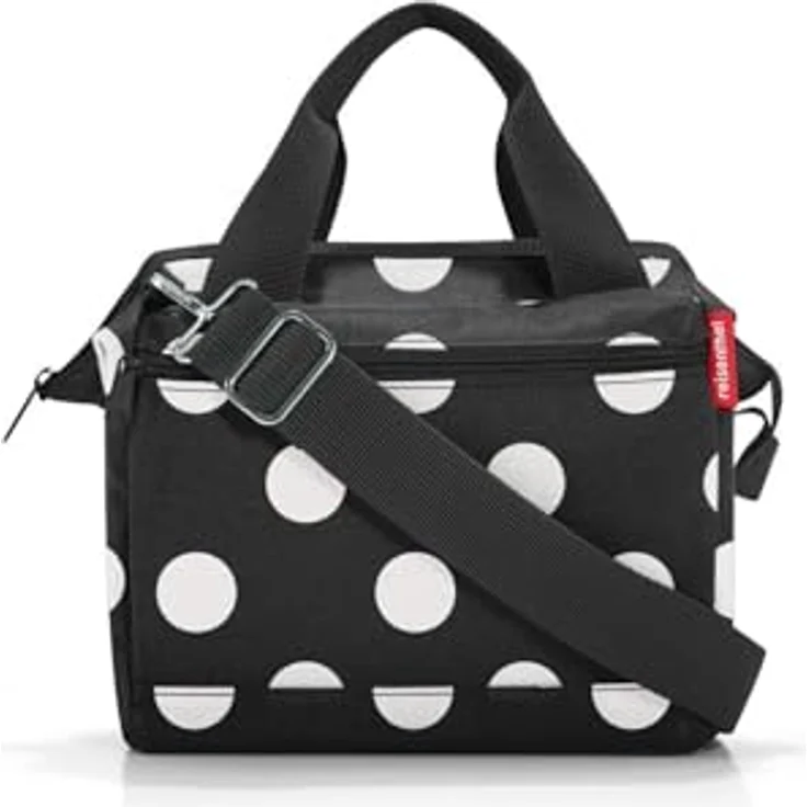 REISENTHEL® Umhängetasche Allrounder Cross Bag, Dots White, 4 Liter Volumen, wasserabweisend – Bild 1