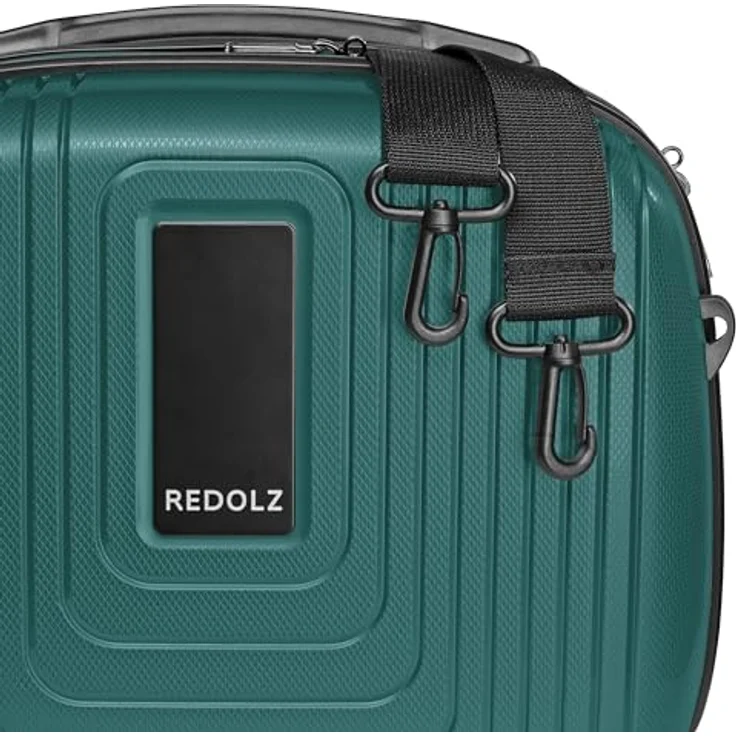 REDOLZ Hartschalen Handgepäck Kosmetik-Koffer | Stabiles Beauty-Case mit Aufsteckfunktion | Leichtes Polypropylen | 34 x 17 x 27 cm (Essentials 14) – Bild 4