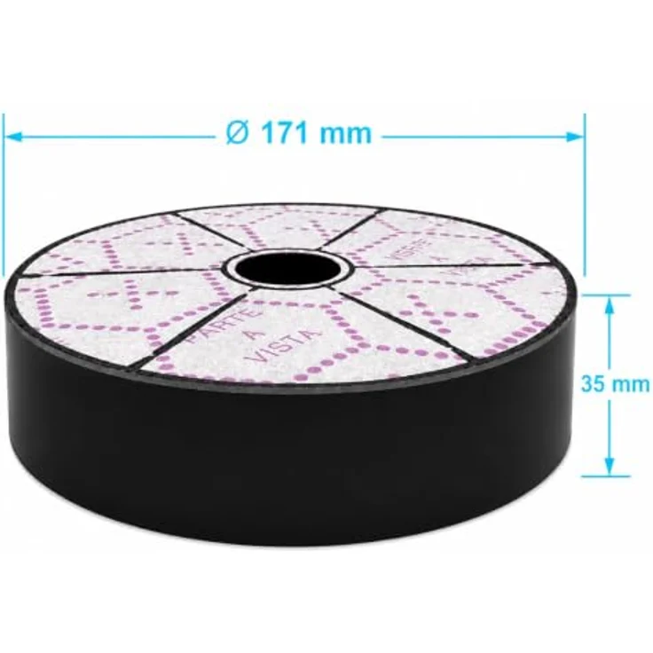 AIR2GO Aktivkohlefilter KFC6918 / 35602061 für Candy, Filter zur Reduzierung von Kochgerüchen, Durchmesser 171 mm, Höhe 35 mm – Bild 6