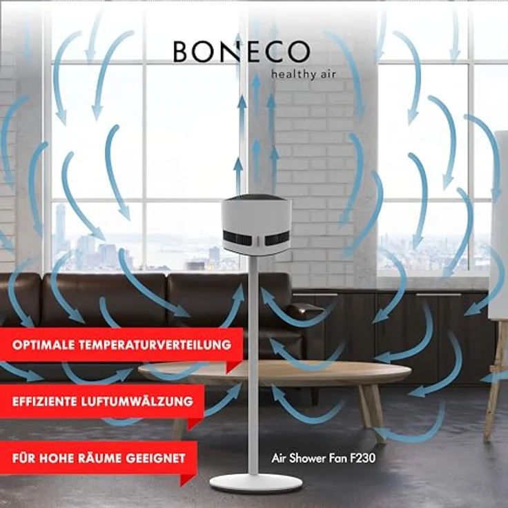 Boneco Ventilator Air Shower weiß 41W F230 – Bild 4