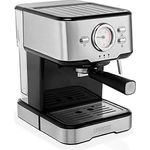 Princess Kapselmaschine 249415 – Für Nespresso™-Kapseln, gemahlenen Kaffee und ESE-Pads – 20-Bar-Pumpe – 1,5 L – 1100 W