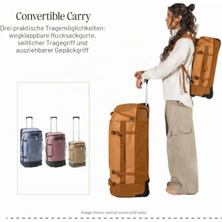 Eagle Creek Cargo Hauler XT, 2 Rollen Reisetasche aus 100% Nylon, 80 cm, grau – Bild 6