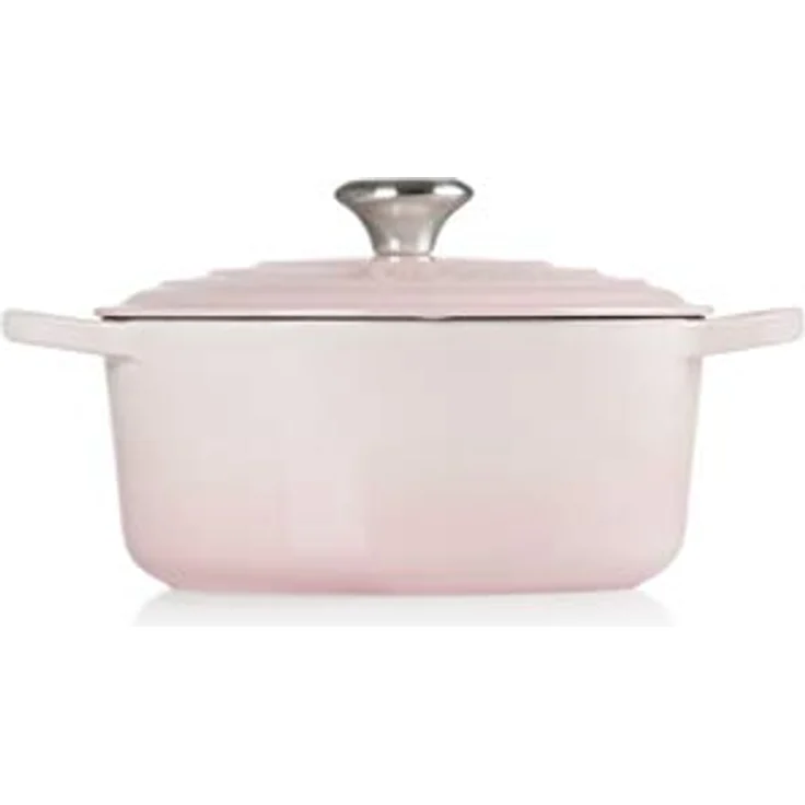 Le Creuset Bräter Signature, rund, 24 cm shell pink – Bild 3