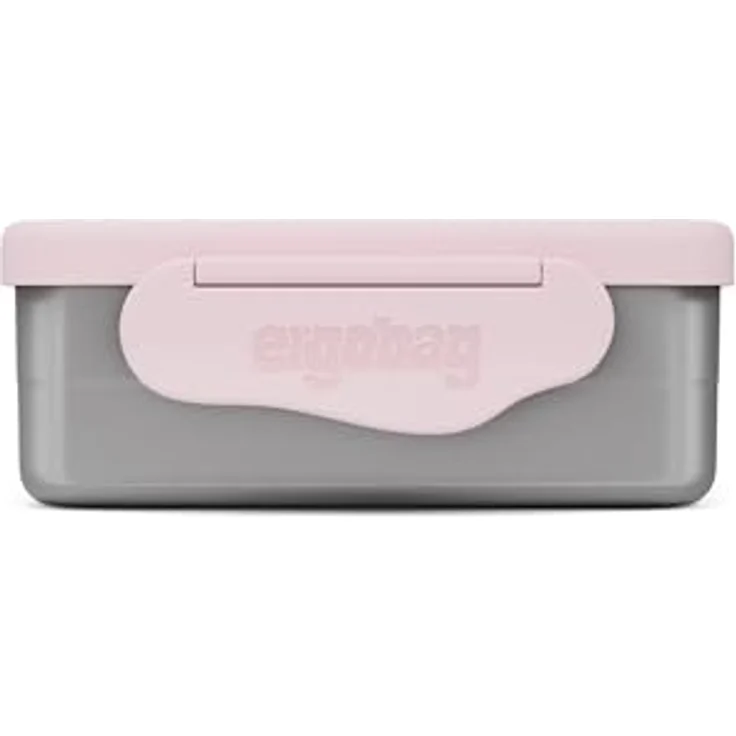 Ergobag Lunchbox Stainless Steel 3 in 1, Lunchbox, Rosa, mit herausnehmbarem Innenleben und auslaufsicherer Dichtung – Bild 2