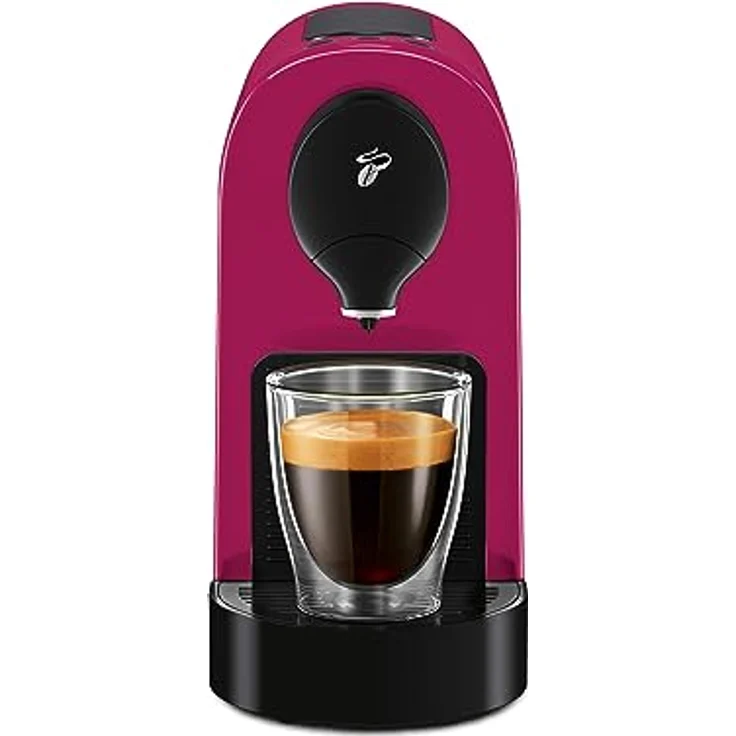 Tchibo Cafissimo Pure plus Kaffeemaschine inkl. 30 Kapseln, 0,8l, 1250 Watt, 11,9 x 33,7 x 24 cm, Wild Fuchsia – Bild 2