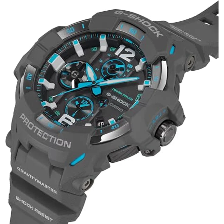 Casio G-Shock Gravity Master, 55 mm Armbanduhr für Herren mit robustem Design und Höhensensor – Bild 4