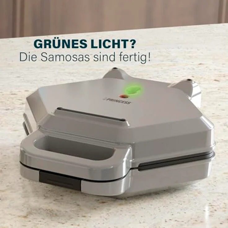 PRINCESS Waffeleisen Princess Snack-Maker Sandwichmaker Antihaftbeschichtung, BPA-frei, 700.00 W, Übe – Bild 5