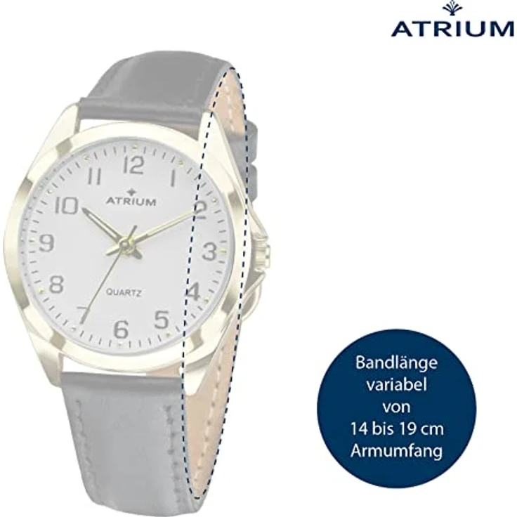 ATRIUM Damen Uhr Armbanduhr A11 20 Leder – Bild 2