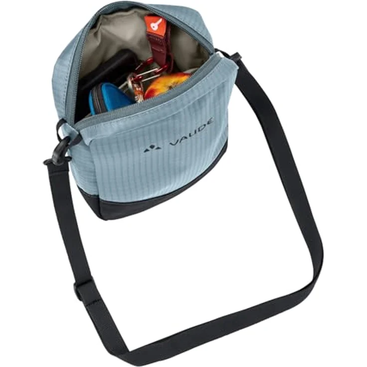 Vaude CityBen Umhängetasche, praktische Handtasche mit verstellbarem Schultergurt und gepolstertem Smartphonefach, 17 cm, Grau – Bild 5