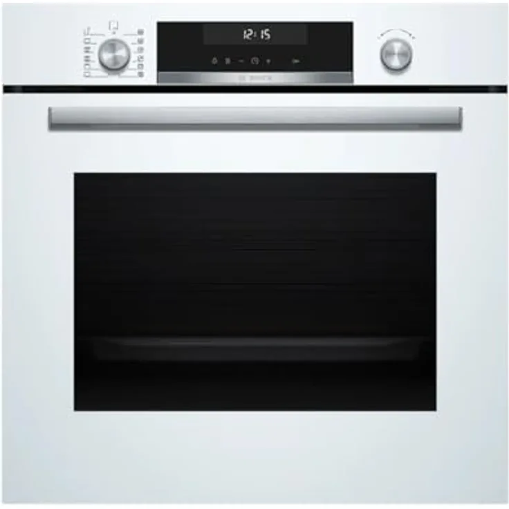 Bosch HBG578EW7, Pyrolytischer Multifunktionsofen, Serie 6, 60 cm, Air Fry, Home Connect, weiß, Energieeffizienz A+