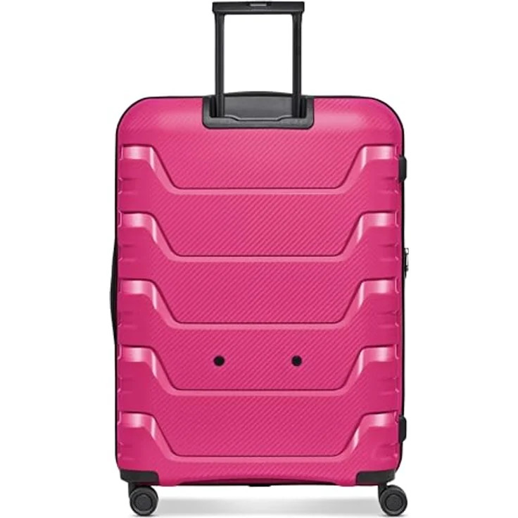 SMARTBOX Hartschalen Check-in Koffer | Großer XL Trolley 52 x 33x 76 cm von 111 auf 120 Liter erweiterbar | aus hochwertigem Polypropylen | 4 Doppelrollen & TSA-Schloss | leichte 4,2 kg (Edition 01) – Bild 2
