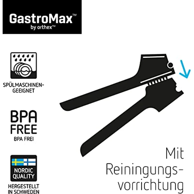 GastroMax Knoblauchpresse, schwarz – Bild 6