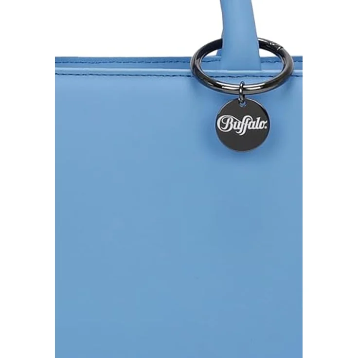 Buffalo Big Boxy Handtasche 26 cm, kompakte modische Handtasche in Blau mit abnehmbarem, verstellbarem Schulterriemen – Bild 7