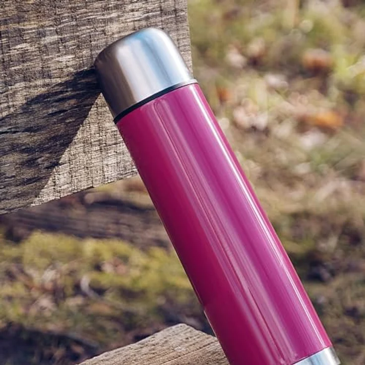 Gräwe Isolierflasche mit Messer THERMOHOME, 1 l, pink – Bild 5