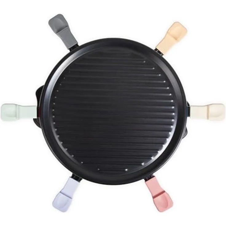 LIVOO Grillplatte Livoo, Raclette und Fondue-Set, steckbares Design – Bild 3