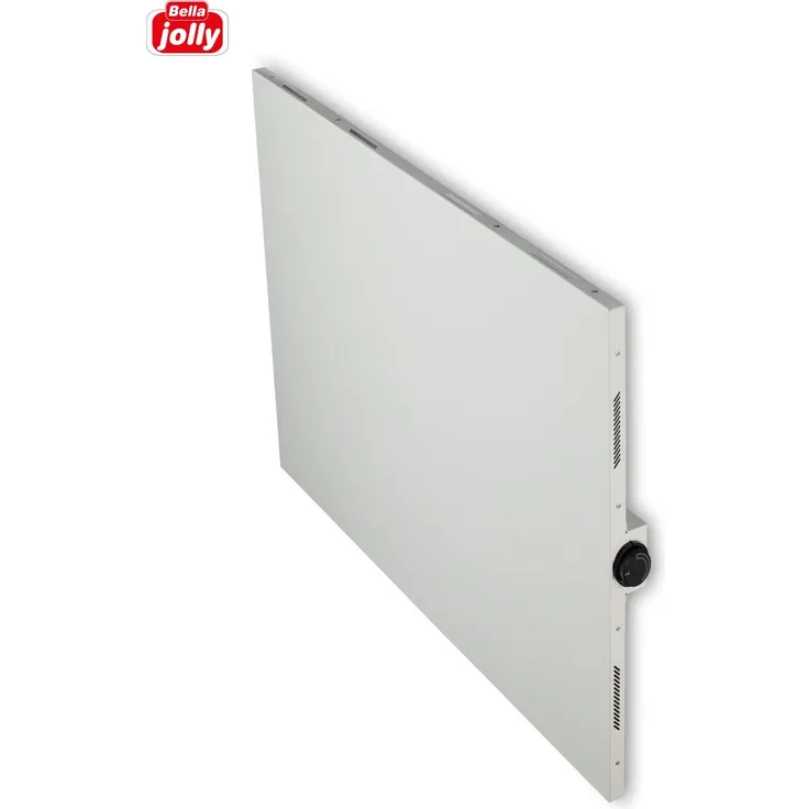 Jollytherm Bella Jolly Infrarot Metall-Heizkörper 60 cm x 90 cm, 780 Watt weiß mit Raumthermostat & 24/7 Timer