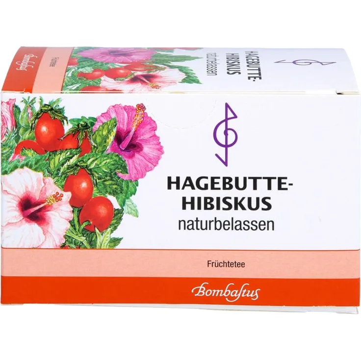 Bombastus-Werke AG HAGEBUTTE HIBISKUS Filterbeutel, 60 g, aromatischer Kräutertee
