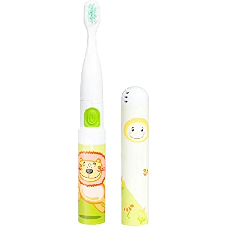 Vitammy Smile Kids Sonic Zahnbürste (grüner Löwe) für Kinder ab 3 Jahren mit Schalltechnologie – Bild 2
