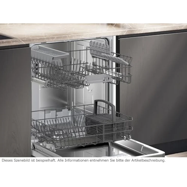 Siemens iQ100 SX61IX13TE, Vollintegrierter Geschirrspüler, 60 cm, XXL, mit AquaStop® und 5 Jahren Garantie – Bild 4