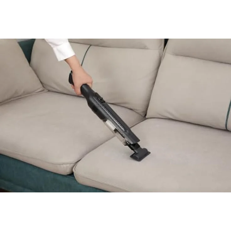 Genius Invictus ONE Primus Akku-Haundstaubsauger 8 TLG., Kleiner Akkusauger Autostaubsauger kabellos beutellos leicht, HEPA Filter, 2 in 1 Fugendüse Textilbürste, Hand Vacuum Cleaner Auto Küche – Bild 2
