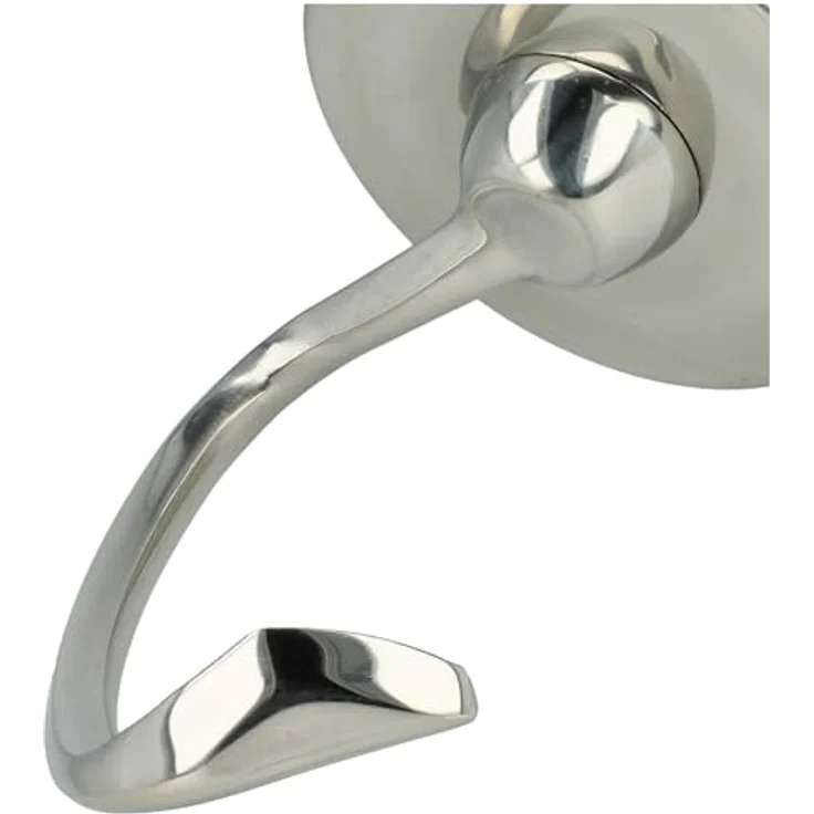 vhbw Knethaken kompatibel mit KitchenAid KSM180, KSM160A, KSM155, KSM158, Edelstahl Silber, 10 x 15 cm, Antihaftbeschichtung – Bild 5
