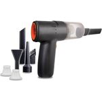 LIVINGTON PocketVac, Akku Handstaubsauger mit Gebläse und Aufsätzen, kabellos, inkl. USB-C Kabel, Aufbewahrungstasche & Filter, ultraleicht und ergonomisch