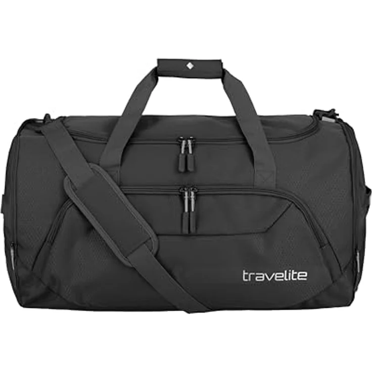 Travelite Kick Off Weekender Reisetasche L, 60 cm, schwarz, 100% Polyamid, geräumig – Bild 1
