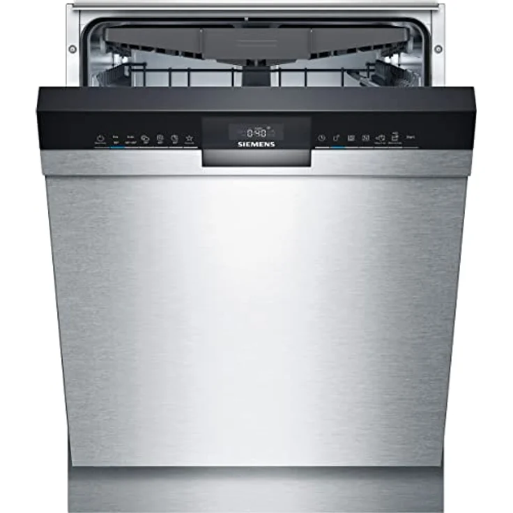 Siemens SN43ES14VE Geschirrspüler iQ300, unterbaufähige Spülmaschine mit Besteckschublade, 60 cm, Home Connect, Remote Monitoring, TabCounter, Edelstahl – Bild 1