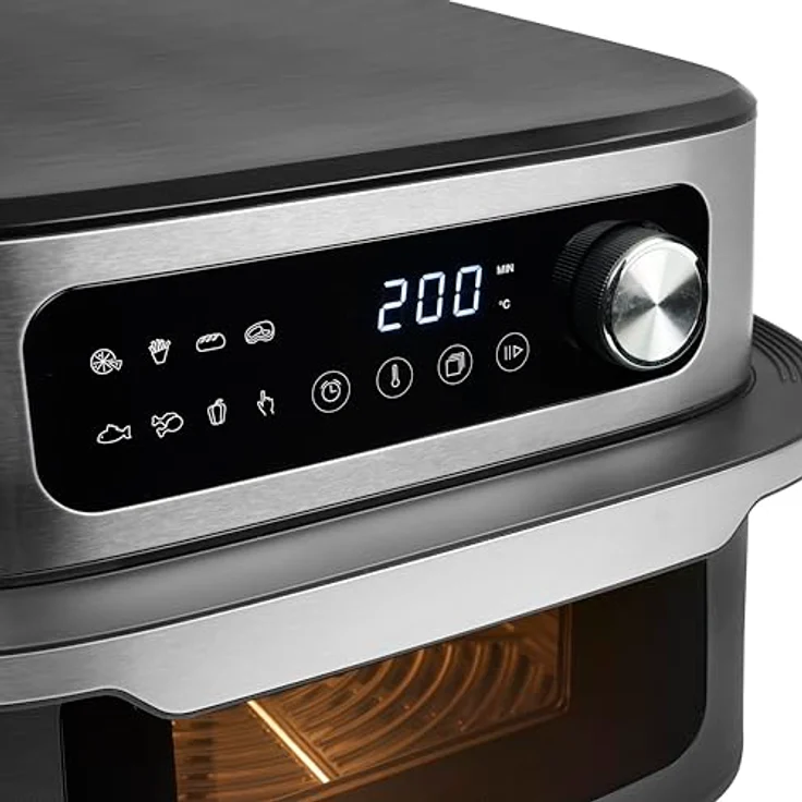 Princess 182262 MaxiCrisp Airfryer 10L, Ölfreies Frittieren, 8 Automatikprogramme, Digitale Steuerung, PFAS-freies Design – Bild 3