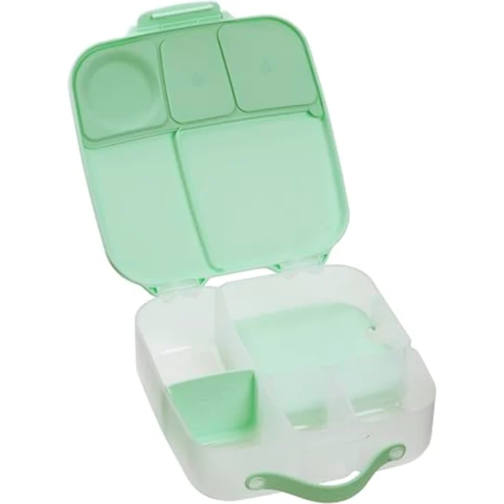 B.Box Lunchbox Spearmint, grün mit Fächern, herausnehmbarer Trennwand und Eisbeutel – Bild 2