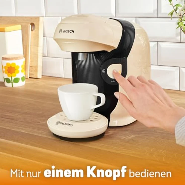 Bosch TAS117E Tassimo-Kapselmaschine, Getränkevielfalt, INTELLIBREW-Technologie, kompakt, erhältlich in vielen attraktiven Farben – Bild 5