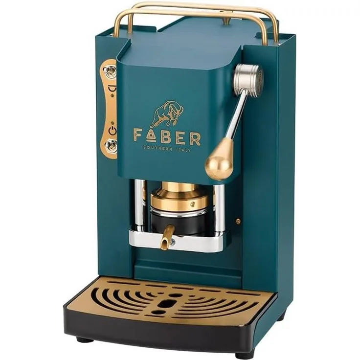 Faber Coffee Machines Pro Mini Deluxe Espressomaschine, ESE Pad 44 mm, kompaktes Design, einfache Reinigung, Tassenwärmer