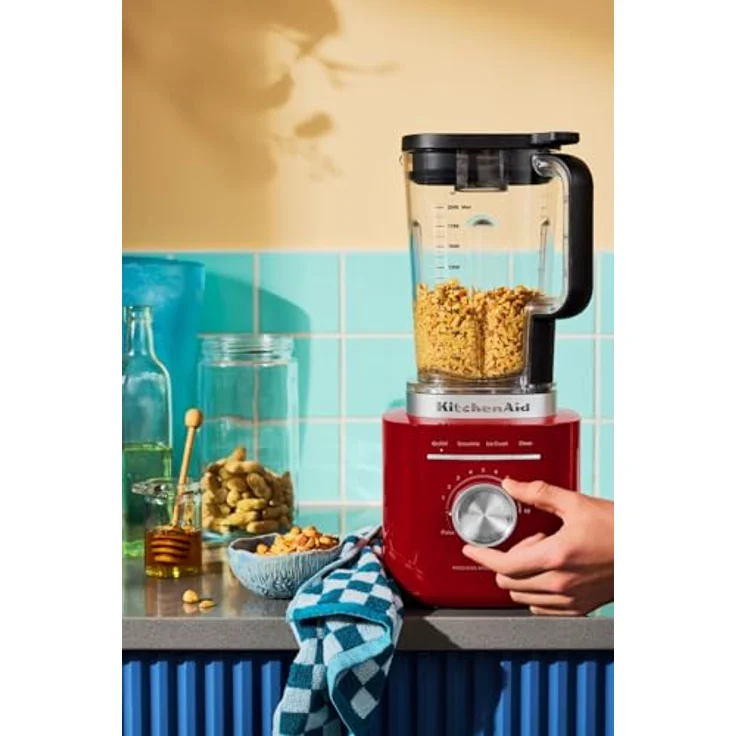 KITCHENAID Pure Power Standmixer 5KSB2073E, 1700 Watt, 2 l, Empire Rot, mit asymmetrischen Edelstahlklingen und Selbstreinigungsprogramm – Bild 5