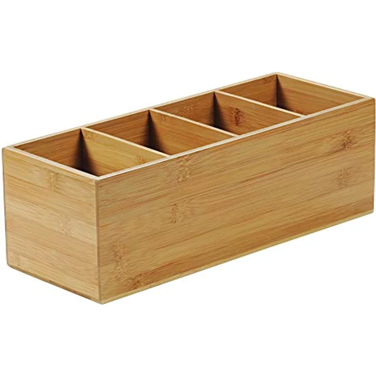 KESPER 70850 Besteckkasten 4-fach aus FSC-zertifiziertem Bambus/Besteckhalter/Box – Bild 1