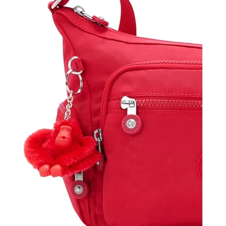 KIPLING Umhängetasche GABBIE S, Rot mit vielen Fächern – Bild 6