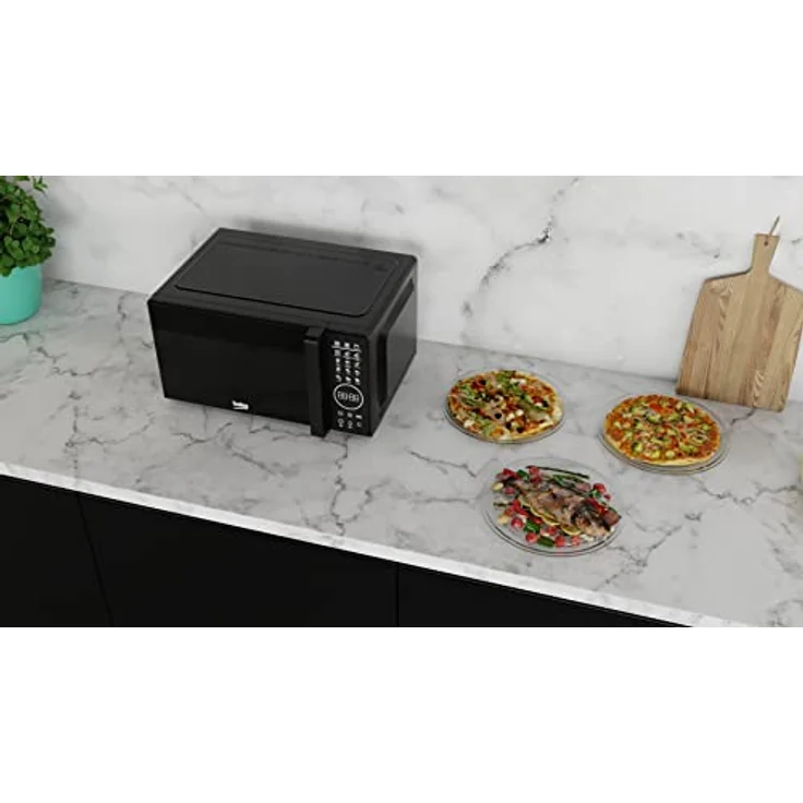 Beko - MGC20130BFB - Mikrowelle mit Grill 20 Liter, 1000 W, digitaler Timer, Freistehend, 10 Leistungsstufen - Schwarz – Bild 4