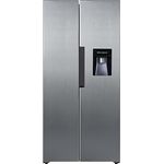 PKM SBS440NFWDESI, Side by Side Kühl-Gefrierkombination 440 L/2-türig mit Wasserspender/NoFrost/173 Liter 4 Sterne Gefrierfach/41 dB/Freistehend