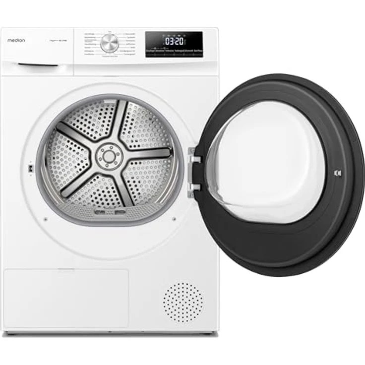 MEDION Wärmepumpentrockner MD 37686 (9kg, 15 Programme, sensorgesteuertes Trocknen, Startverzögerung, große Türöffnung) – Bild 4