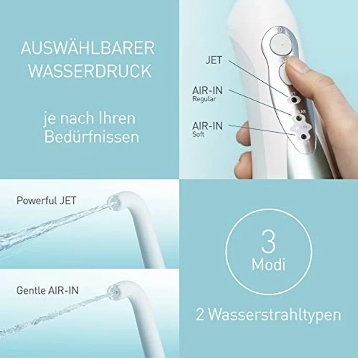 Panasonic EW1311 EW1311 Munddusche Weiß, Blau – Bild 4