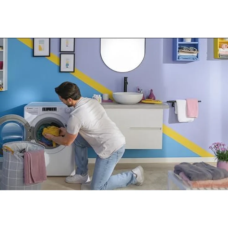 Candy COW 4644TWM6/1-S, Waschtrockner mit Smart Pro Inverter und Quick & Clean-System, Weiss – Bild 11