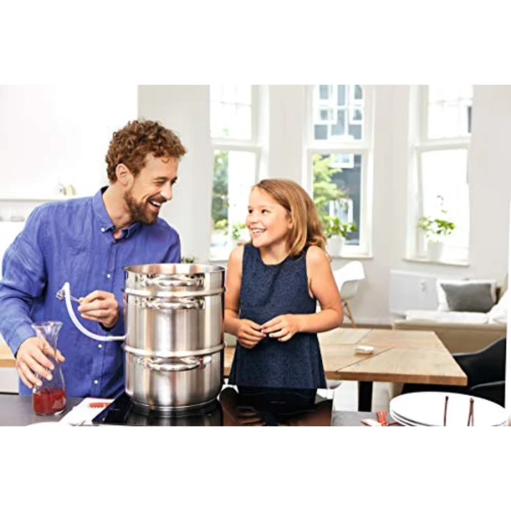 Schulte-Ufer 67940-26 Multifunktions-Entsafter Loop 26 cm, Edelstahl – Bild 2