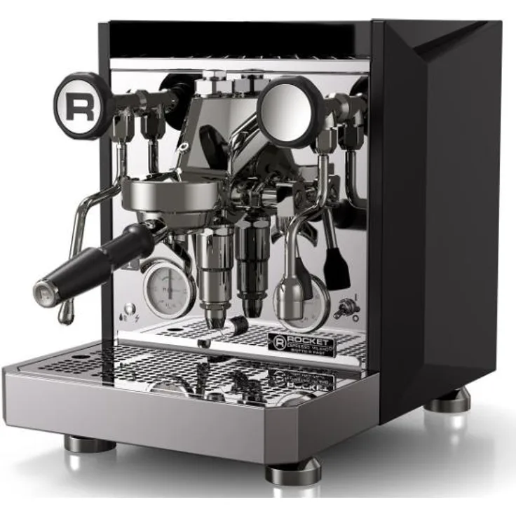 Rocket Milano RE752E1A11 Giotto Fast R, Kaffeevollautomat mit schneller Aufheizzeit, OLED-Display und hochwertigem Design, Schwarz