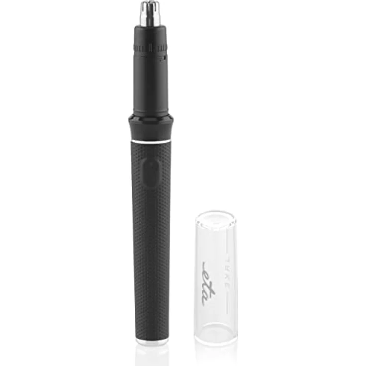 ETA Nasenhaarschneider Jake - Rotatierendes Schneidystem, Betrieb 40min, USB-C Aufladen, Grau – Bild 3