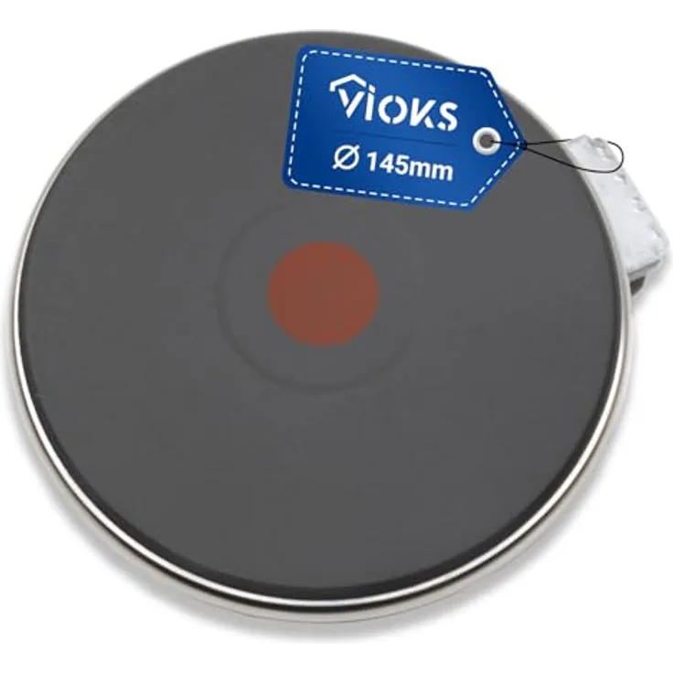 VIOKS Einzelkochplatte Blitz-Kochplatte 145mmØ, 1500W, 7-Takt-Schalter für EGO 13.14463.040