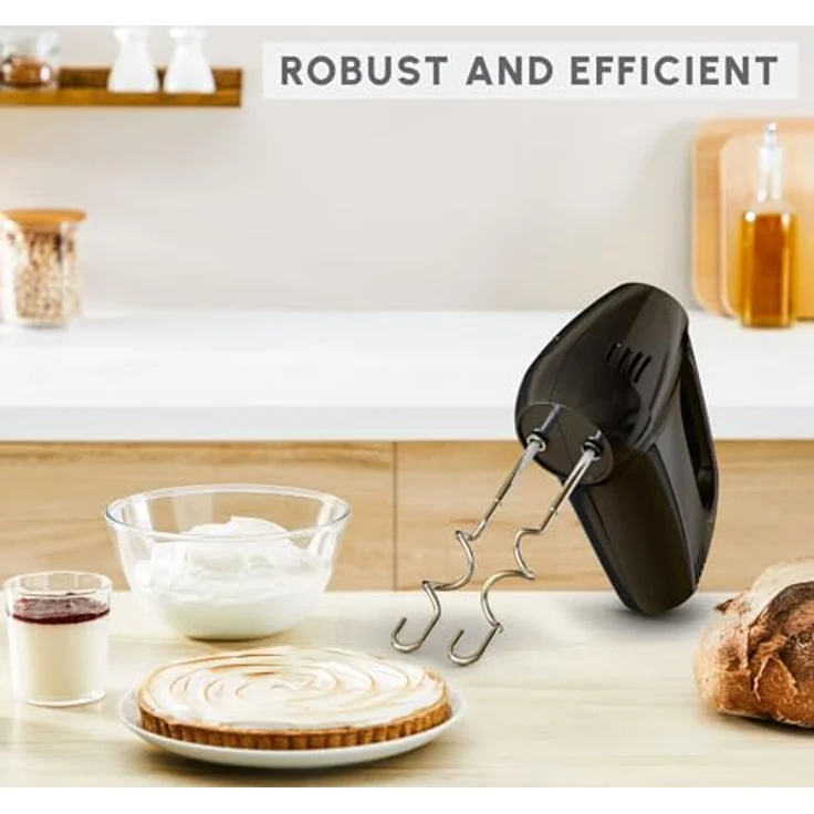 Moulinex hm3101 SBATTITORE Quick Mix Elektro mit Schneebesen und Haken impastatori – Bild 2